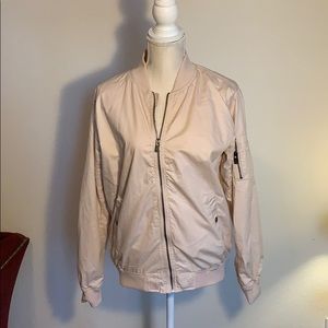 Pink bomber jacket
